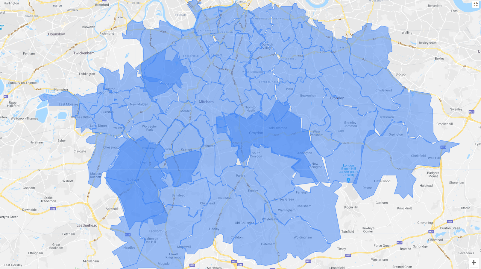 Skip Hire Areas